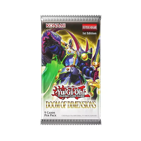 Yu-Gi-Oh! Doom of Dimensions Booster (1 Pack) Erste Auflage Deutsch