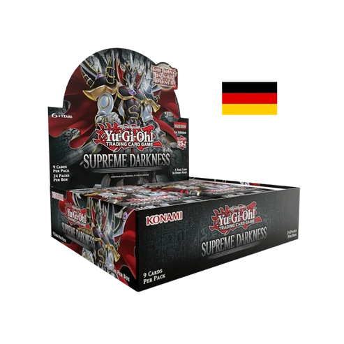Yu-Gi-Oh! Supreme Darkness Booster Display (24 Packs) Erste Auflage Deutsch