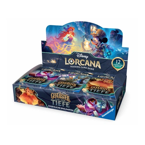 Disney Lorcana – Geflüster aus der Tiefe Booster Display (24 Packs) Deutsch