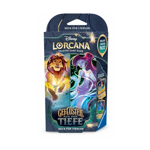 Disney Lorcana – Geflüster aus der Tiefe – 2 Starter Decks Deutsch