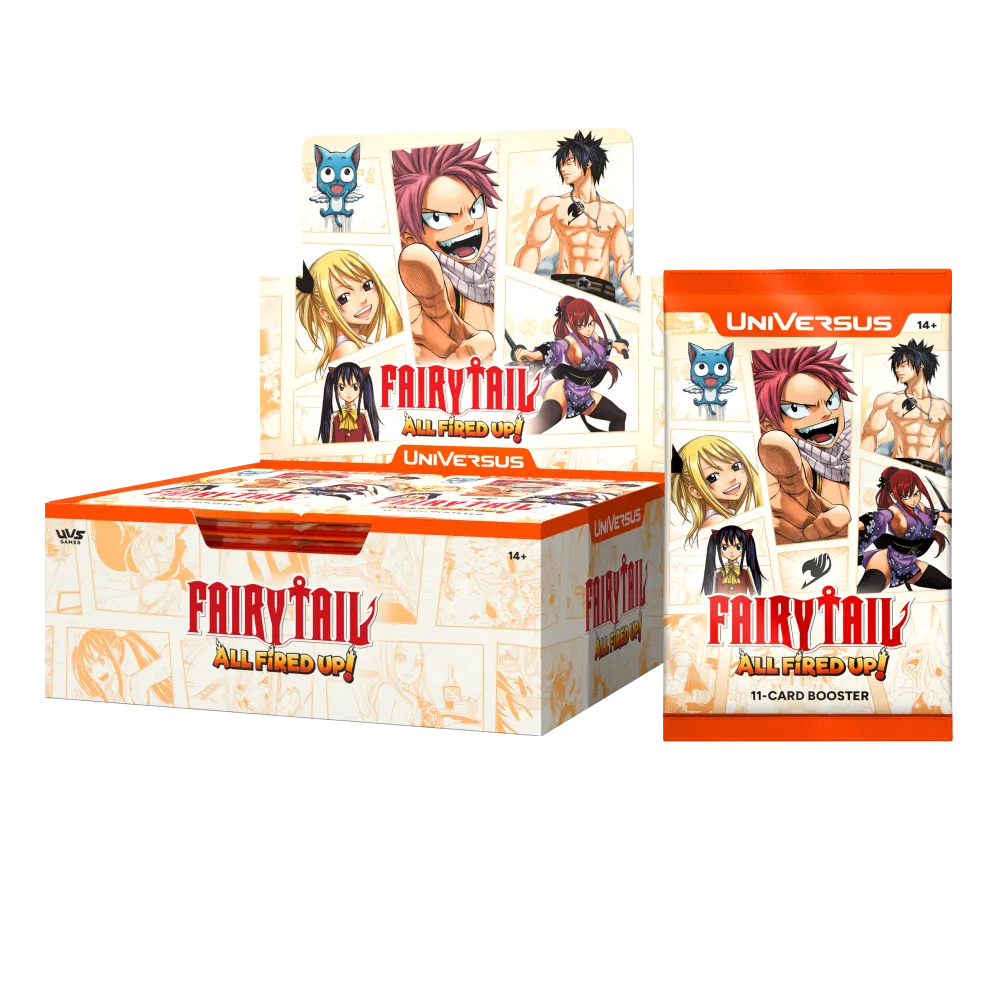 UniVersus: FAIRY TAIL All Fired Up! Booster Display – EN